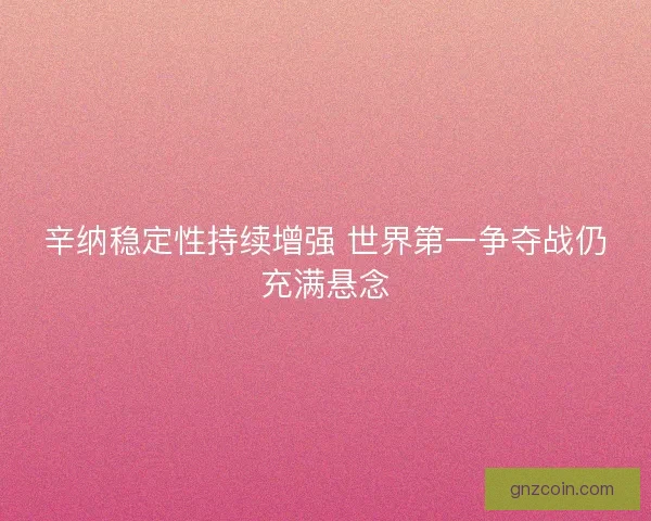 辛纳稳定性持续增强 世界第一争夺战仍充满悬念